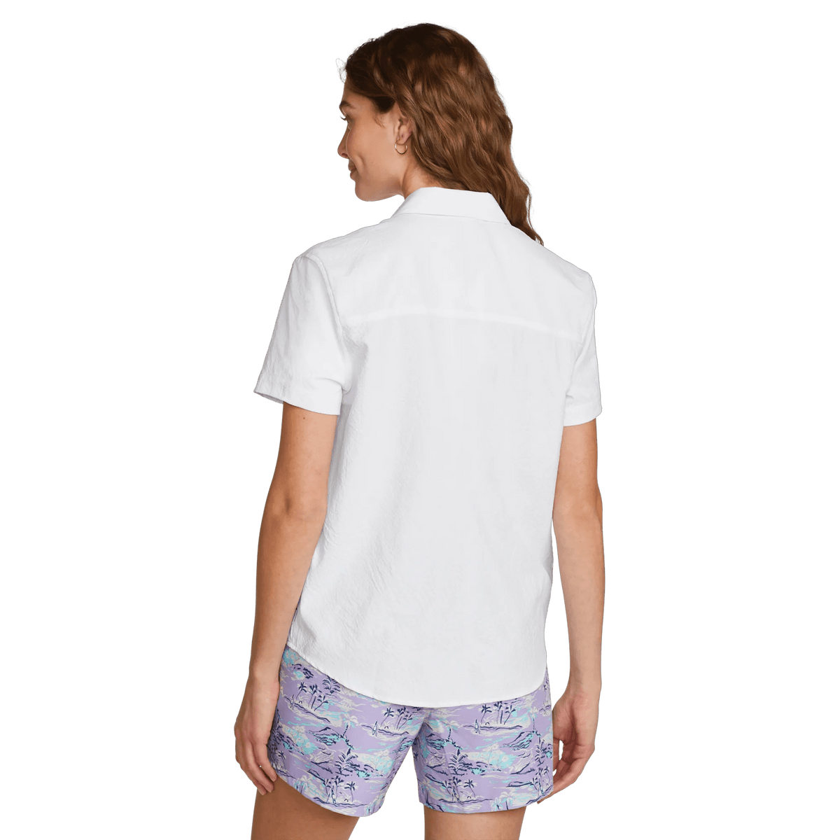 Women's Short-Sleeve Mountain 3.0 Shirt - Solid-White-Regular-2