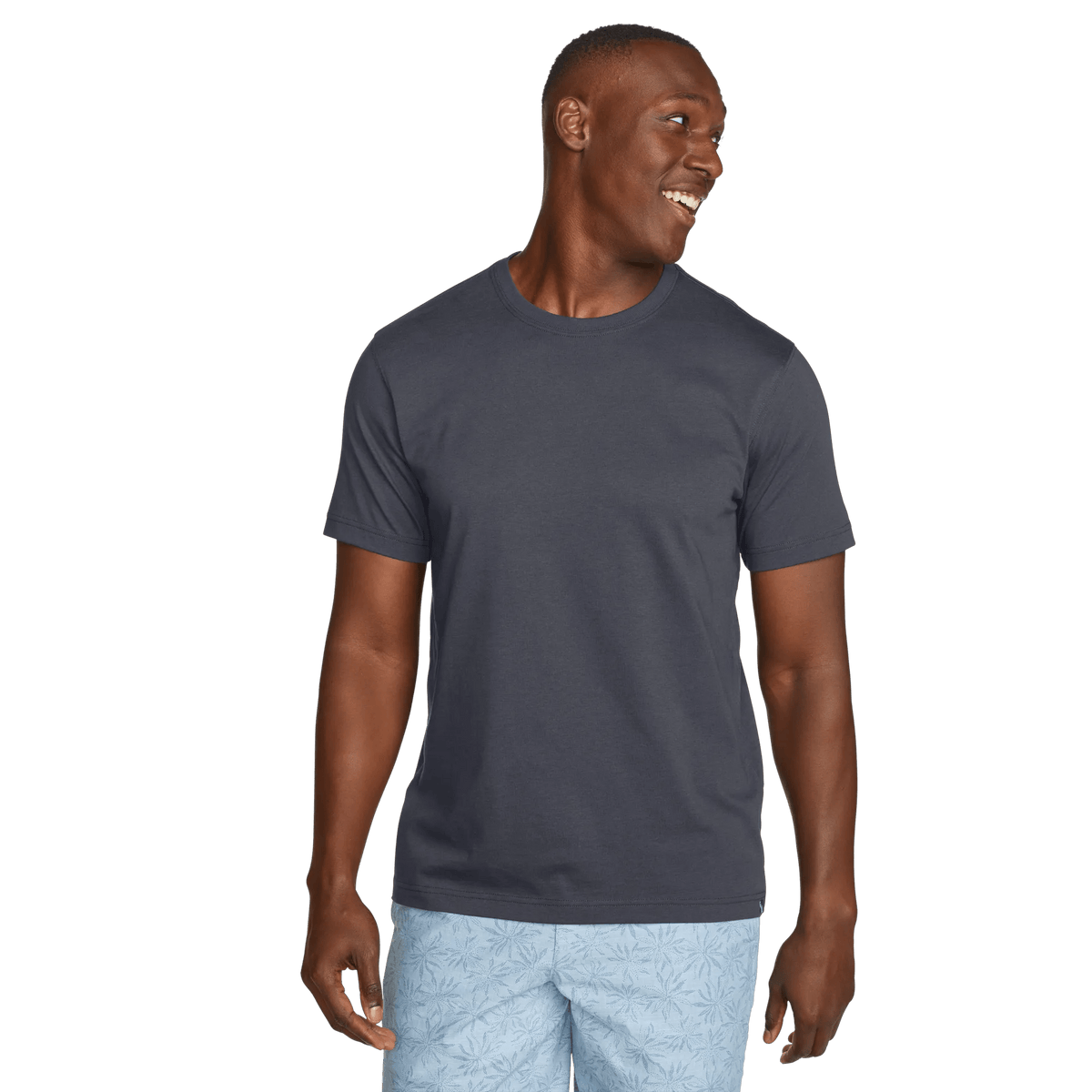Men's Legend Wash 100% Cotton Short-Sleeve Classic T-Shirt-Midnight Navy-Regular-5