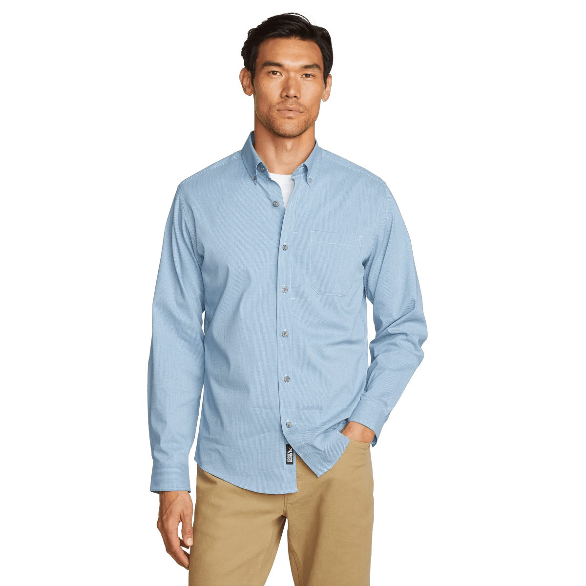 Men's Voyager Flex Long-Sleeve Shirt-True Blue-Regular-18