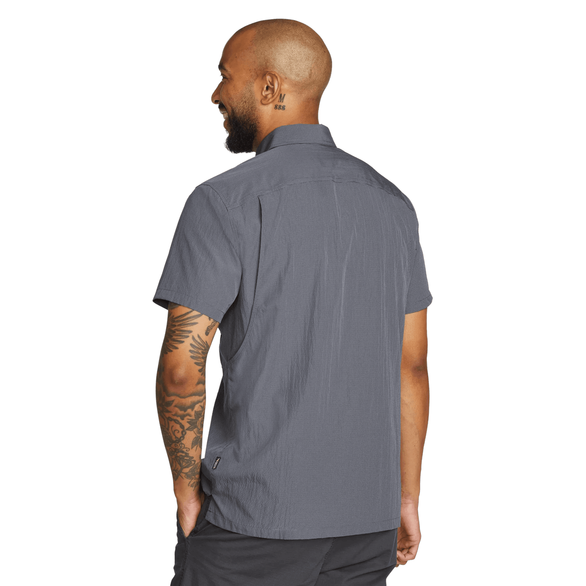 Men's UPF Guide 2.0 Short-Sleeve Shirt-Navy-Regular-5
