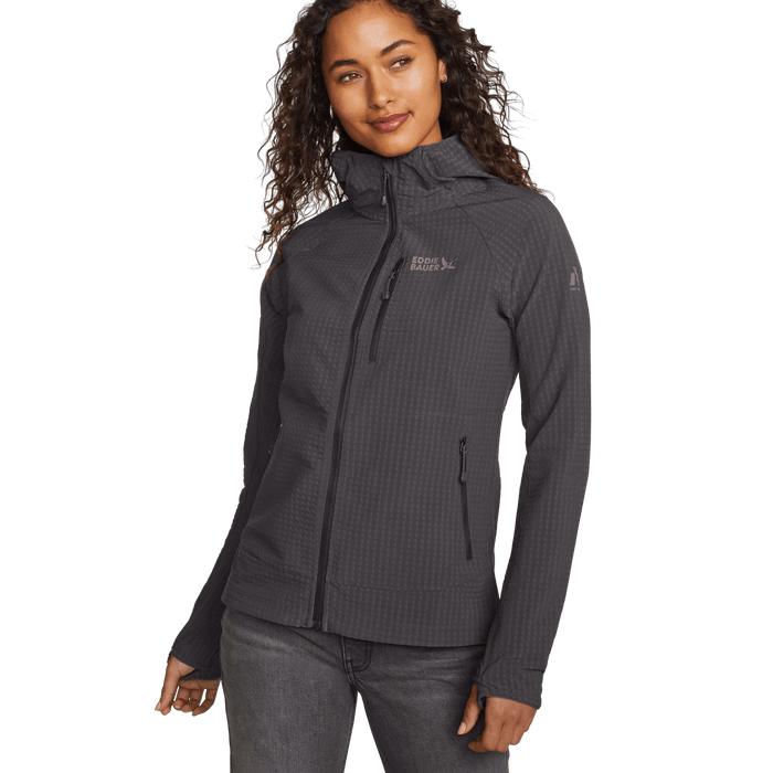 Women's Sandstone Backbone Grid Shell Hoodie