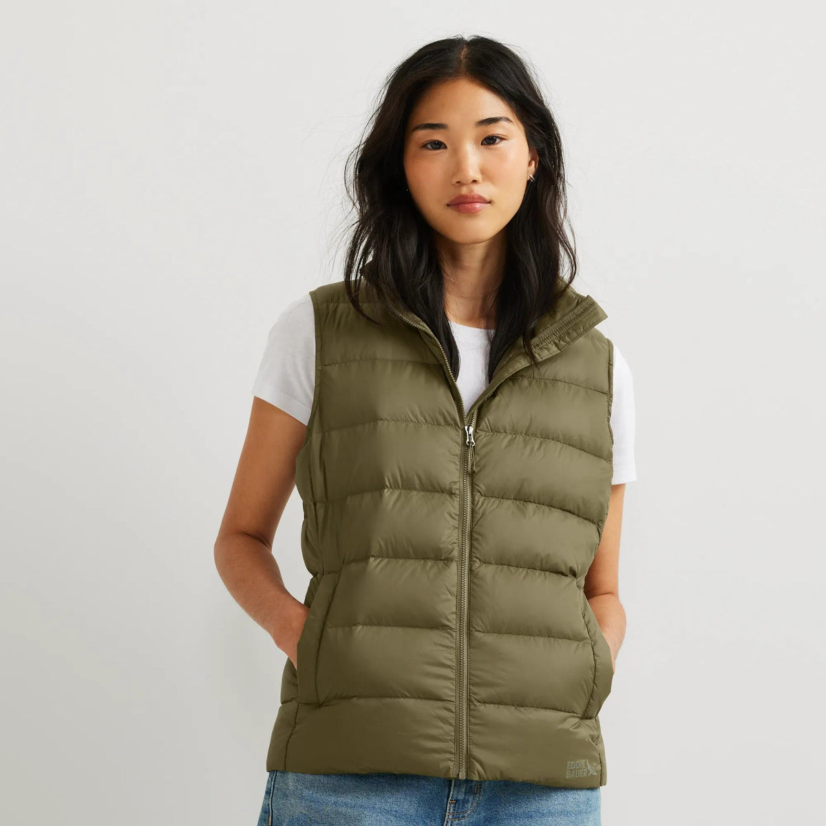 Women's CirrusLite Down Vest-Alder-Regular-14
