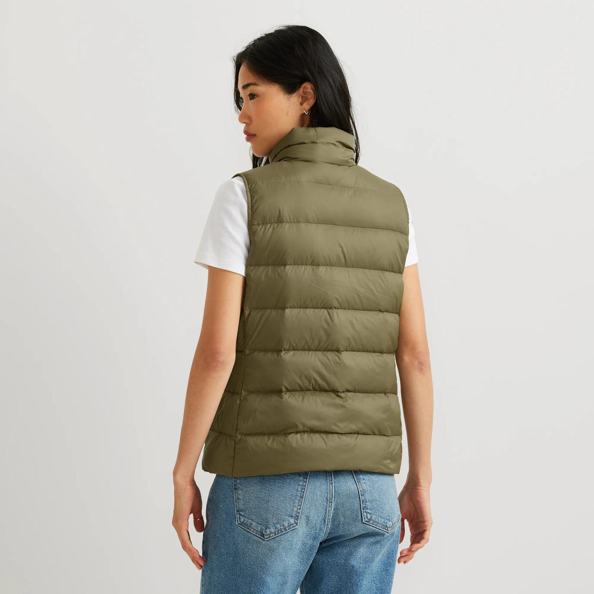 Women's CirrusLite Down Vest-Alder-Regular-2