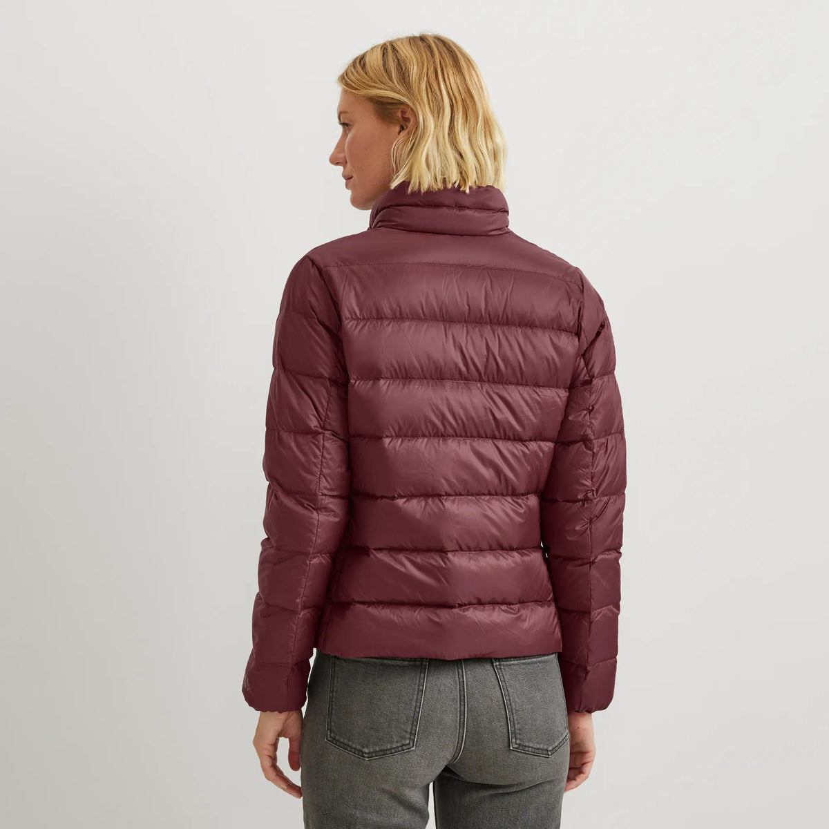 Women's CirrusLite Down Jacket-Black Cherry-Regular-7