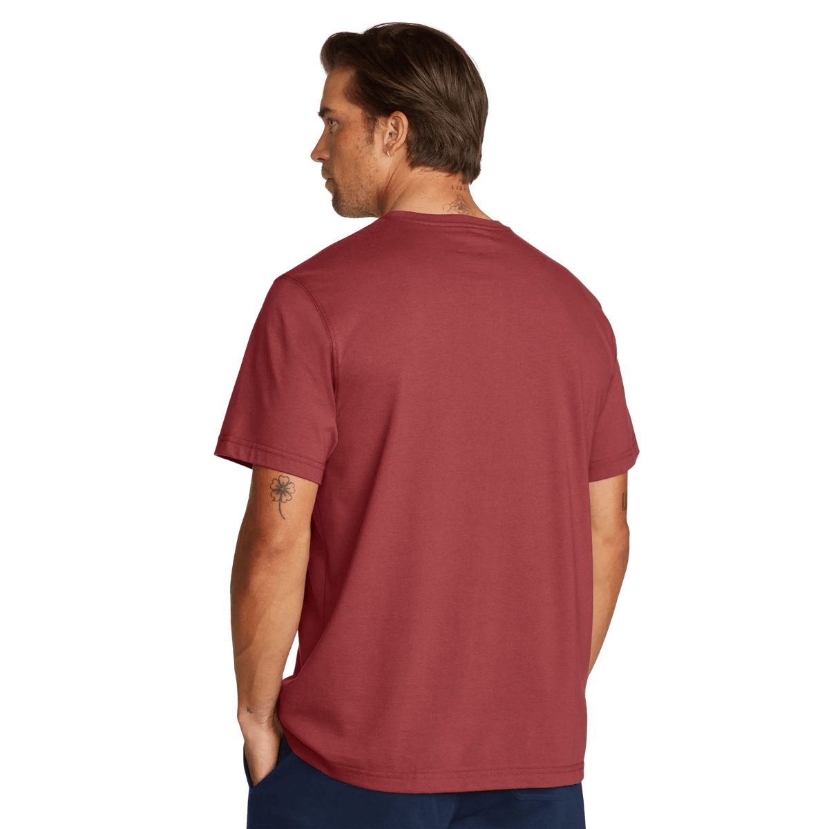 Graphic T-Shirt - Goose Flag-Dk Ruby-Regular-3