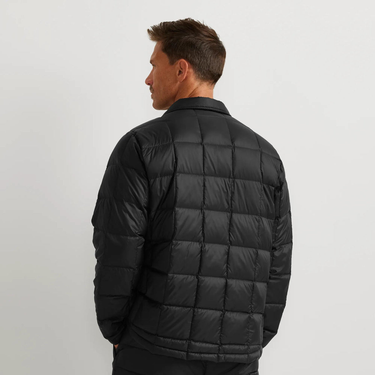 Men's CirrusLite Down Shirt Jacket-Black-Regular-2