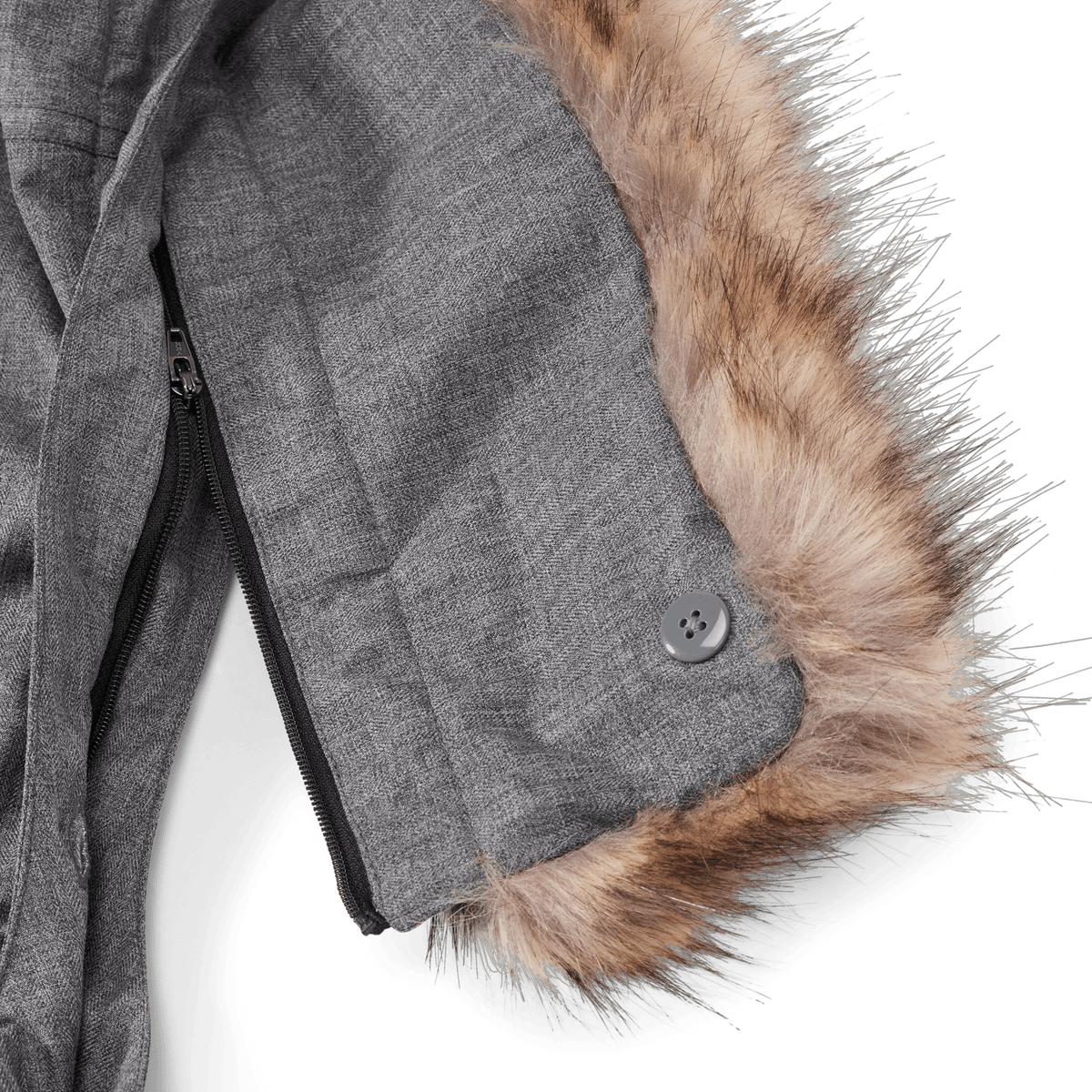 Men's Superior Down Waterproof Hooded Parka-Htr Gray-Regular-9
