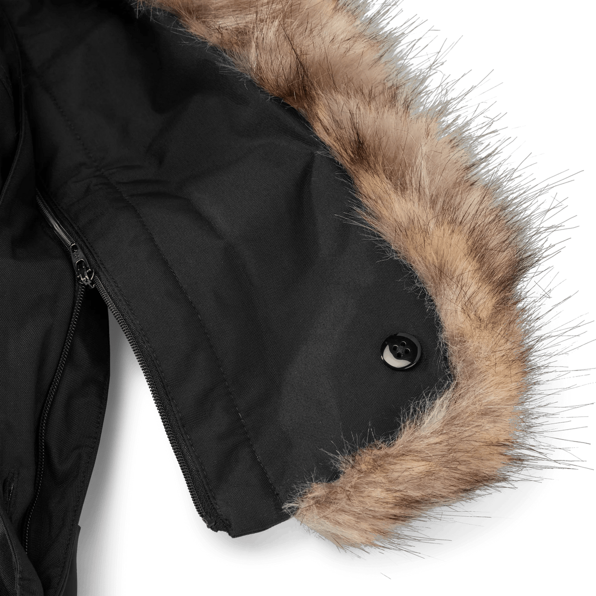 Men's Superior Down Waterproof Hooded Stadium Coat-Black-Regular-5