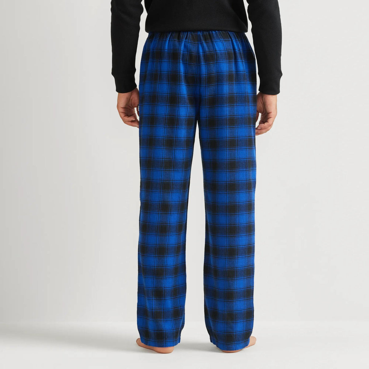 Men's Eddie's Favorite Flannel Pajama Pants-Bright Navy-Regular-4