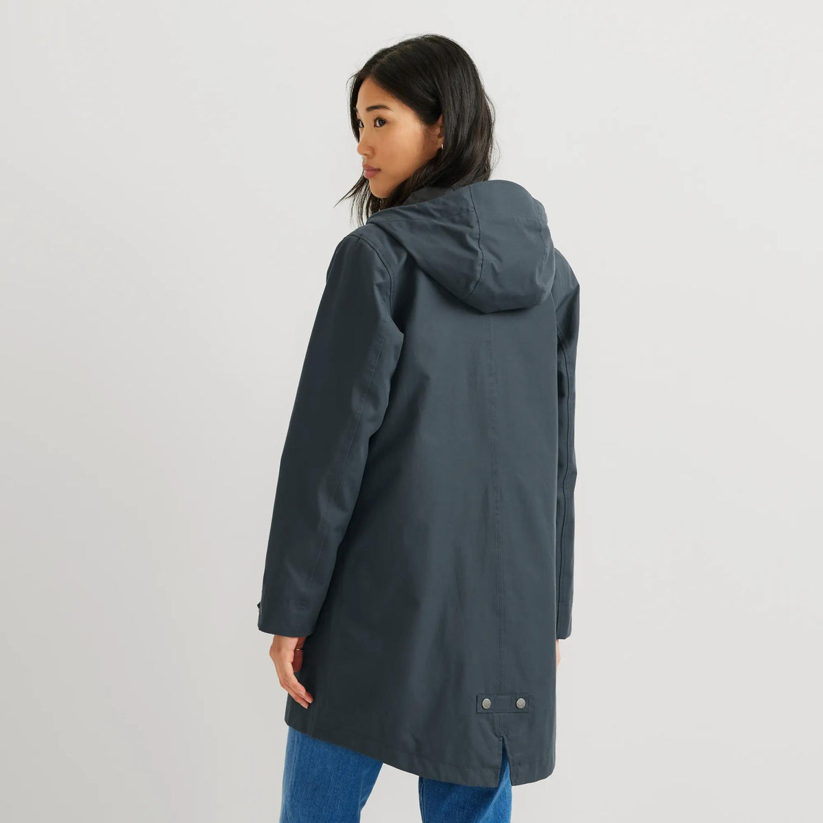 Women's Charly Waterproof Hooded Rain Parka-Storm-Regular-5