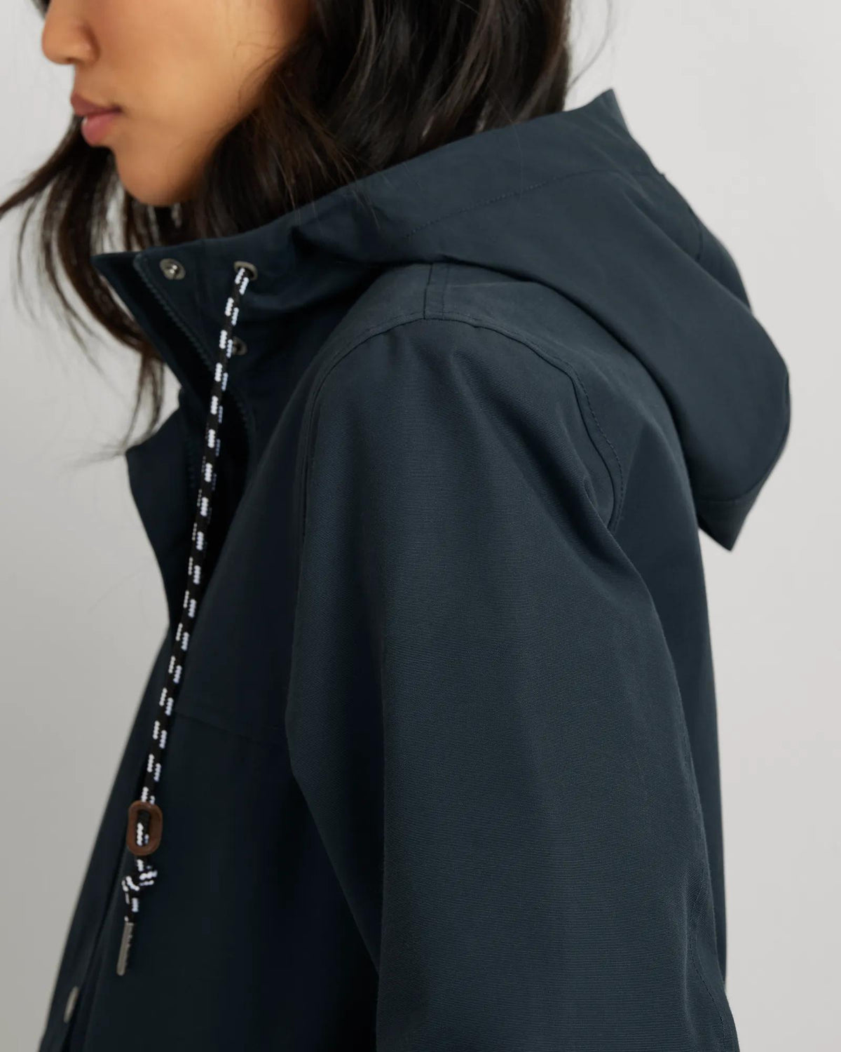 Women's Charly Waterproof Hooded Rain Parka-Storm-Regular-11
