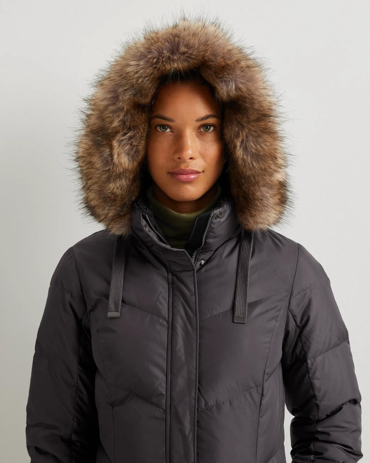 Women's Lodge Cascadian Down Hooded Parka-Aubergine-Regular-8