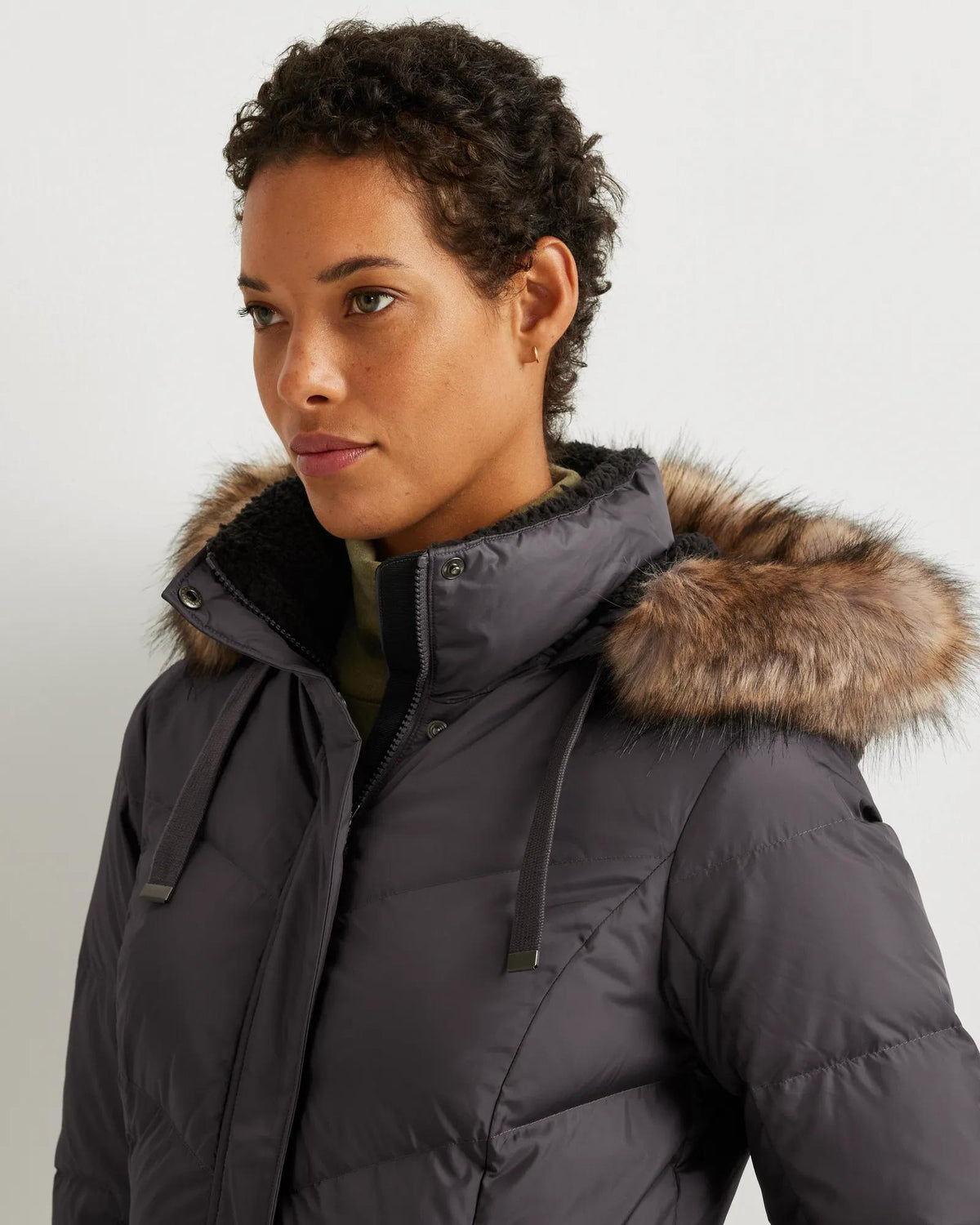 Women's Lodge Cascadian Down Hooded Parka-Aubergine-Regular-7