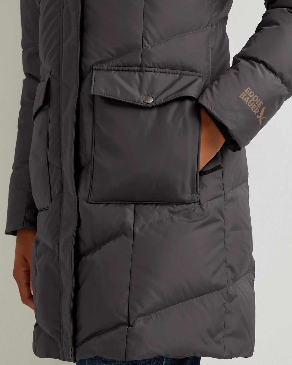 Women's Lodge Cascadian Down Hooded Parka-Aubergine-Regular-13