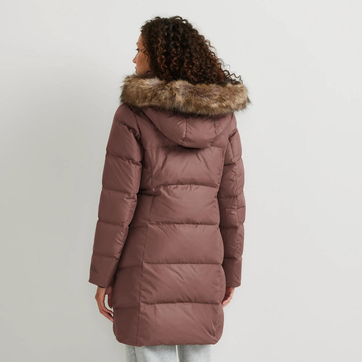 Women's Lodge Cascadian Down Hooded Parka-Plum-Regular-3