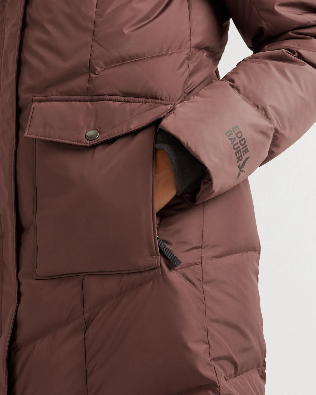 Women's Lodge Cascadian Down Hooded Parka-Plum-Regular-12