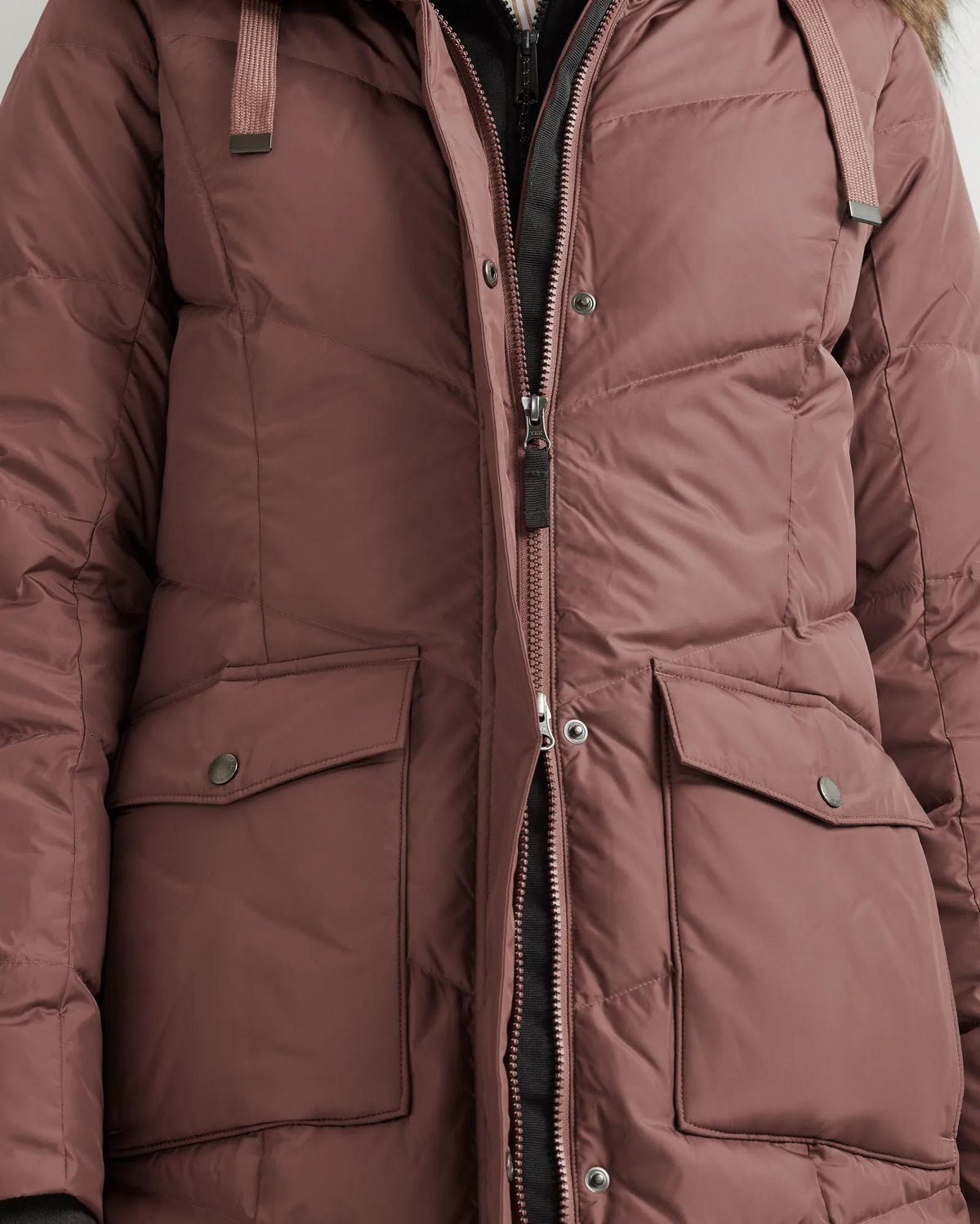 Women's Lodge Cascadian Down Hooded Parka-Plum-Regular-11