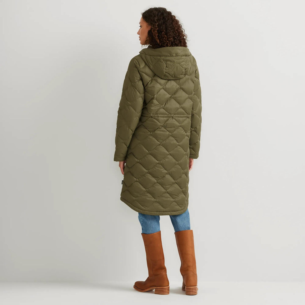 Women's Shaw Down Hooded Parka-Alder-Regular-7