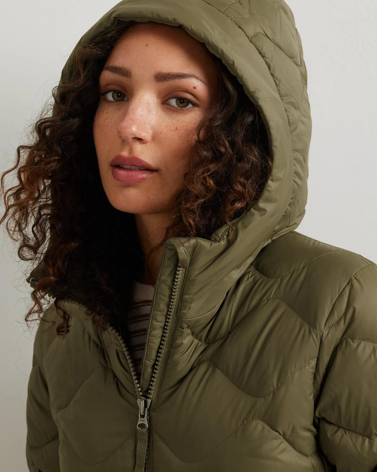 Women's Shaw Down Hooded Parka-Alder-Regular-9