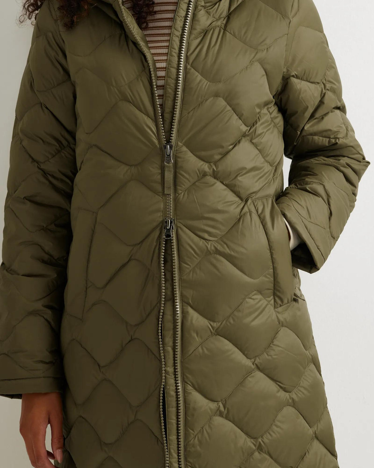 Women's Shaw Down Hooded Parka-Alder-Regular-8
