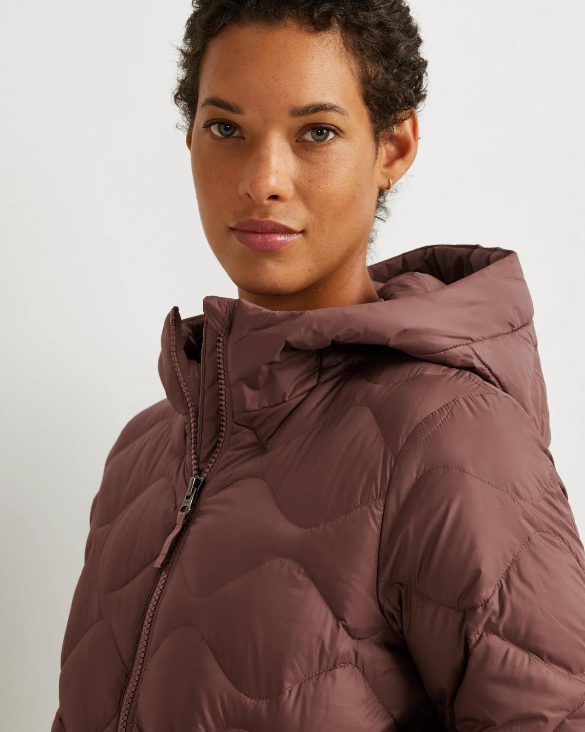 Women's Shaw Down Hooded Parka-Plum-Regular-11