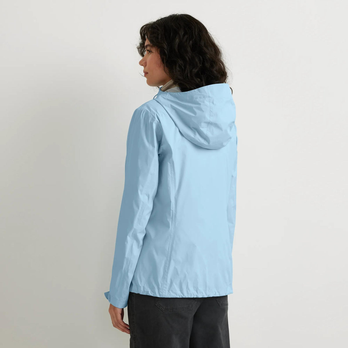 Women's RipPac® Pro Waterproof Hooded Rain Jacket-Lt Blue-Regular-11