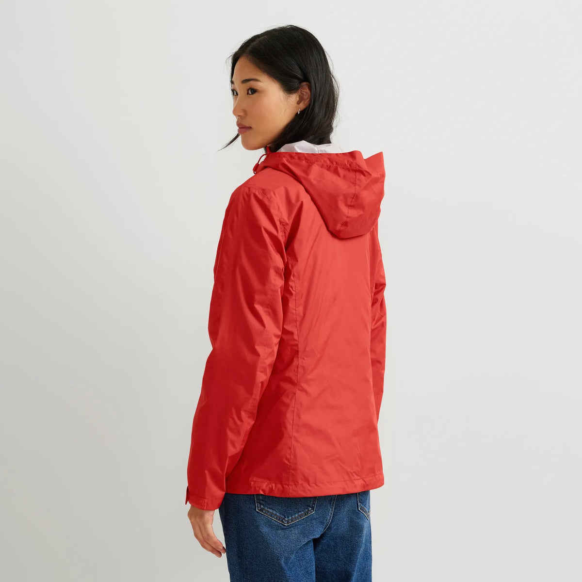 Women's RipPac® Pro Waterproof Hooded Rain Jacket-Dk Persimmon-Regular-3