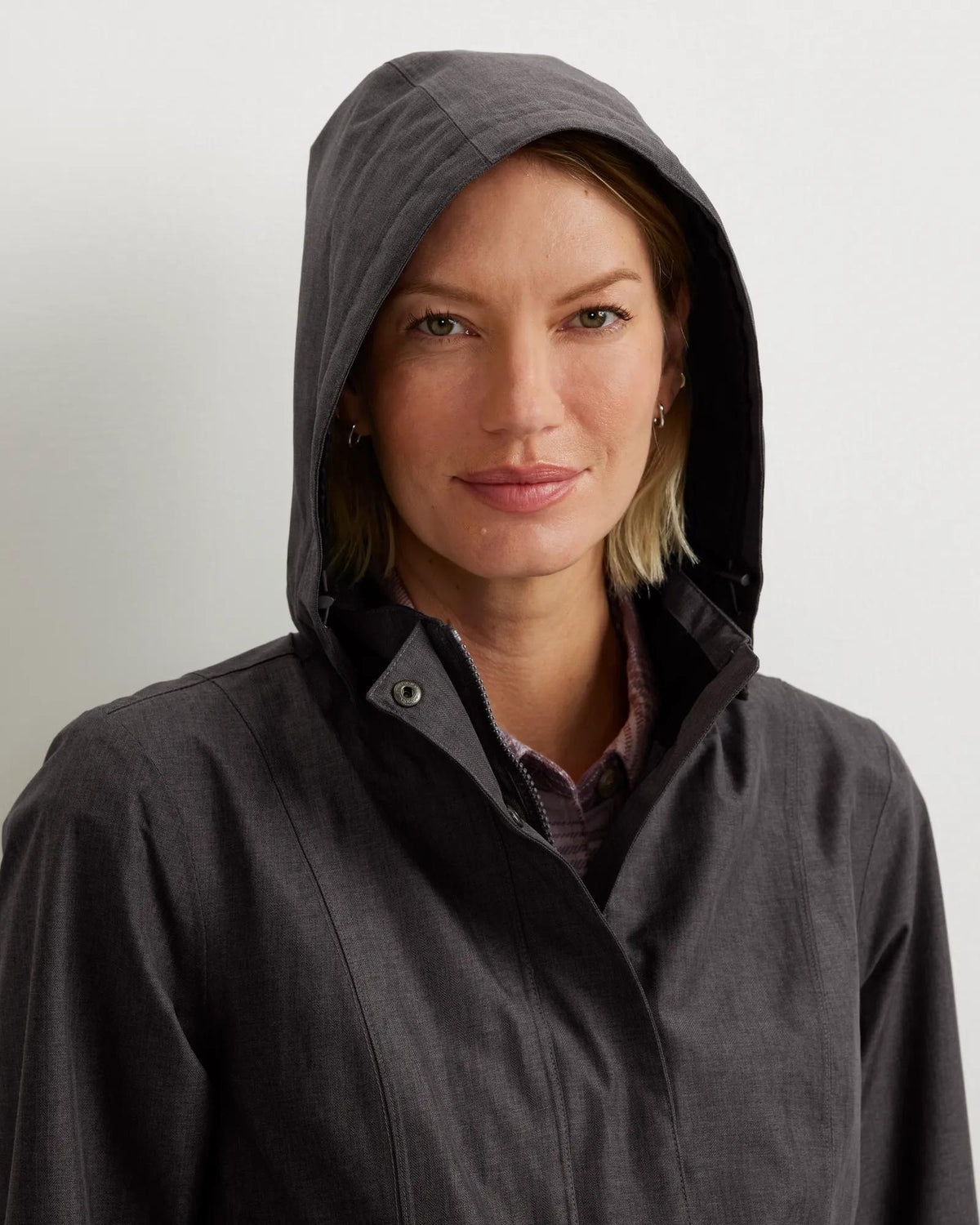 Trench-coat imperméable à capuche Girl On The Go® pour femme