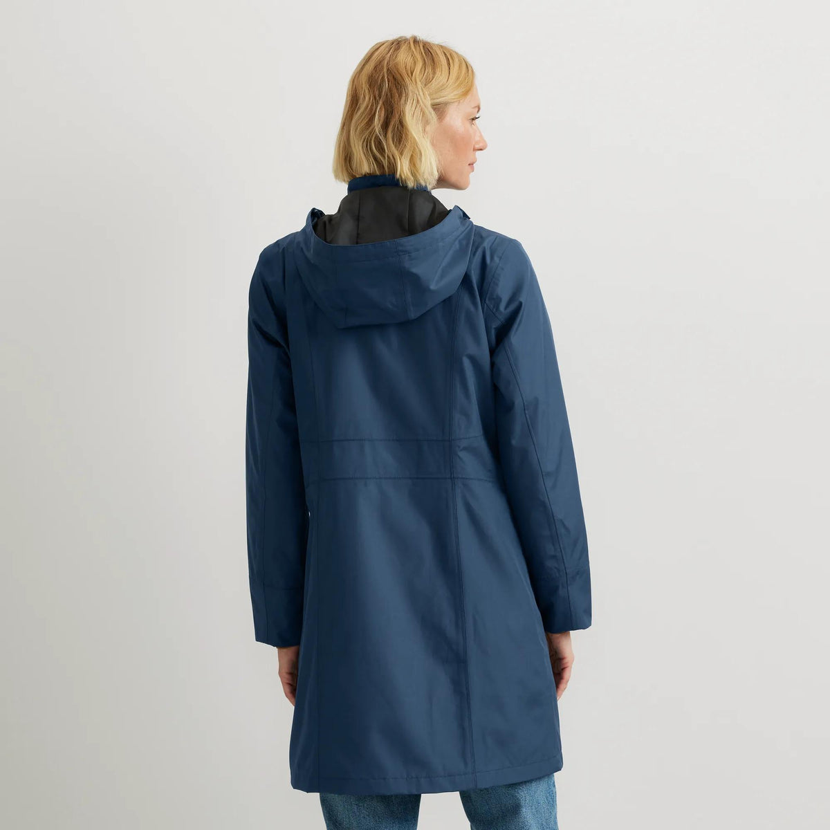 Women's Girl On The Go® Waterproof Hooded Trench Coat-Dusk-Regular-5
