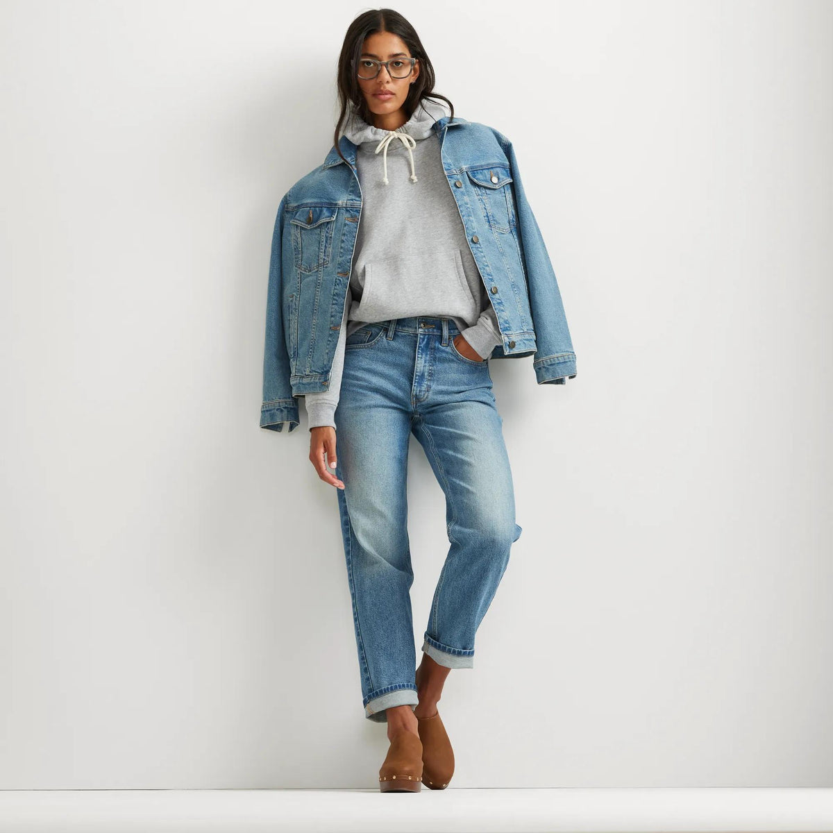 Women's Authentic Denim Jacket-Vintage-Regular-4