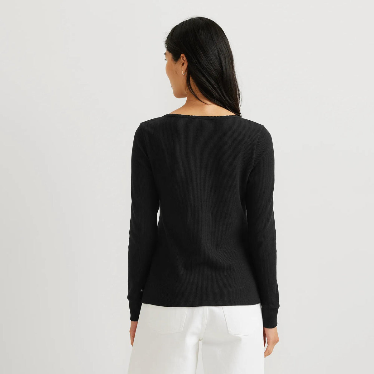 Women's Infinity Thermal Henley-Black-Regular-13