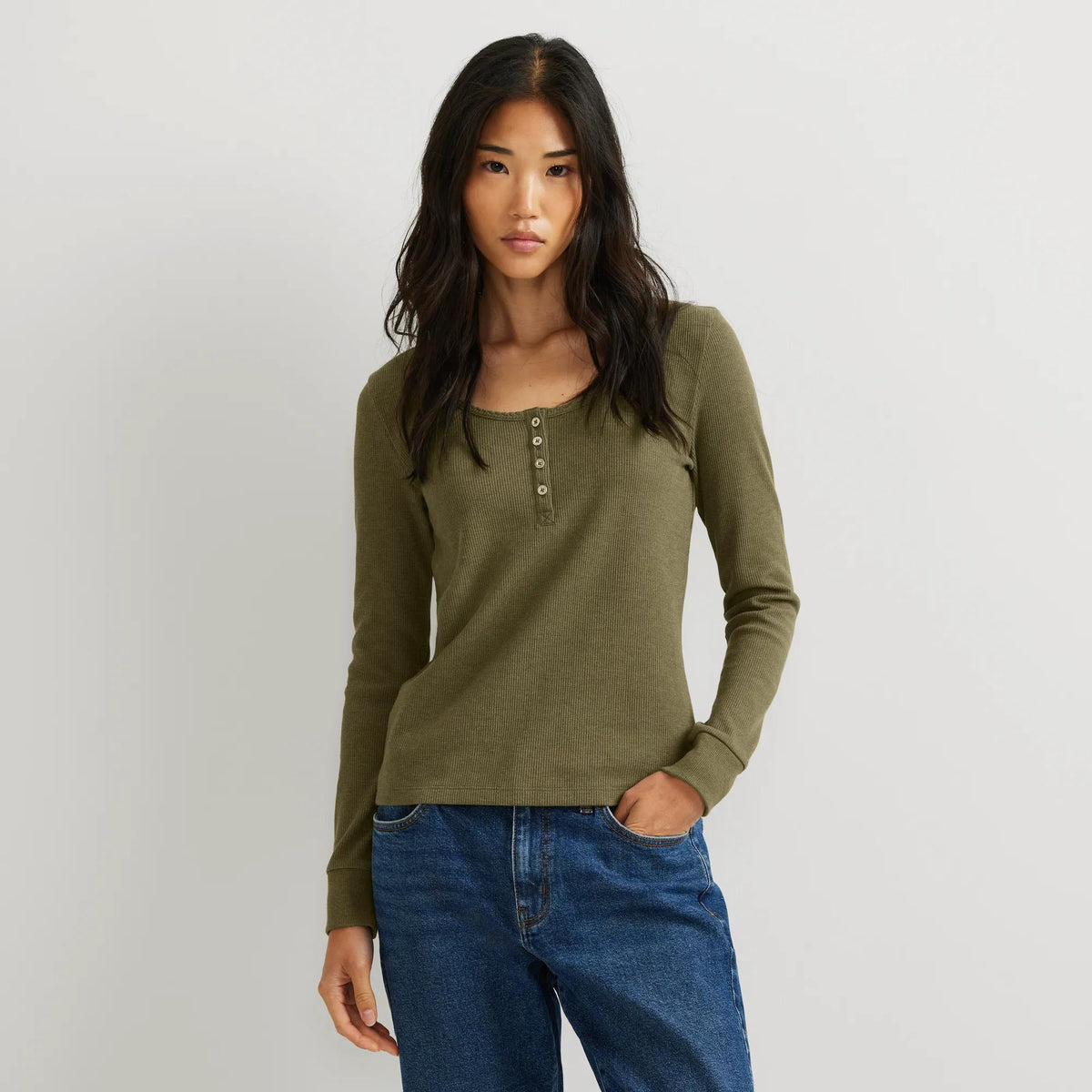 Women's Infinity Thermal Henley-Alder-Regular-4