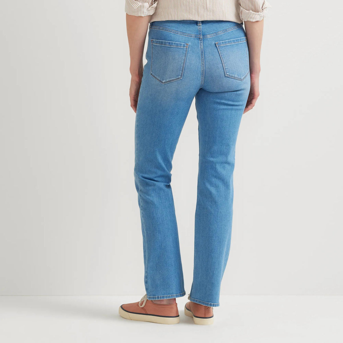 Women's Venture Stretch High-Rise Bootcut Jeans-Creek-Regular-4