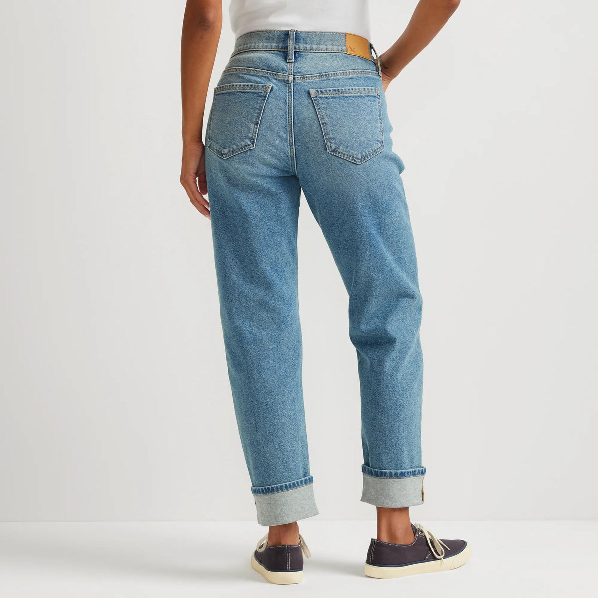Women's Authentic 90s Boyfriend Relaxed Fit Jeans-Harbor-Regular-2