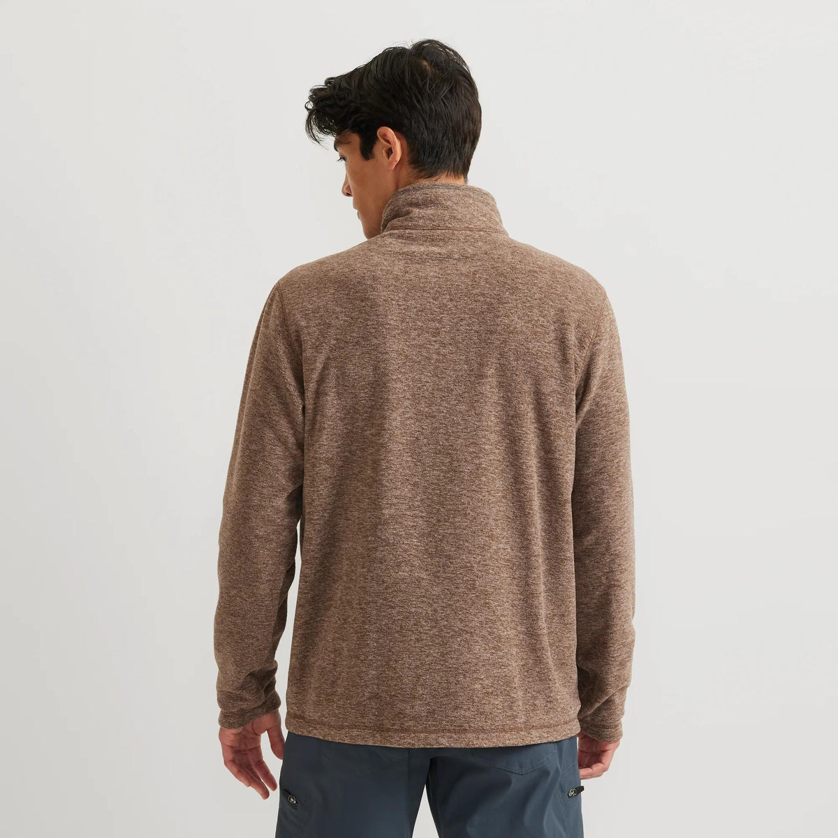 Men's Quest Fleece 1/4-Zip Pullover-Peat-Regular-10