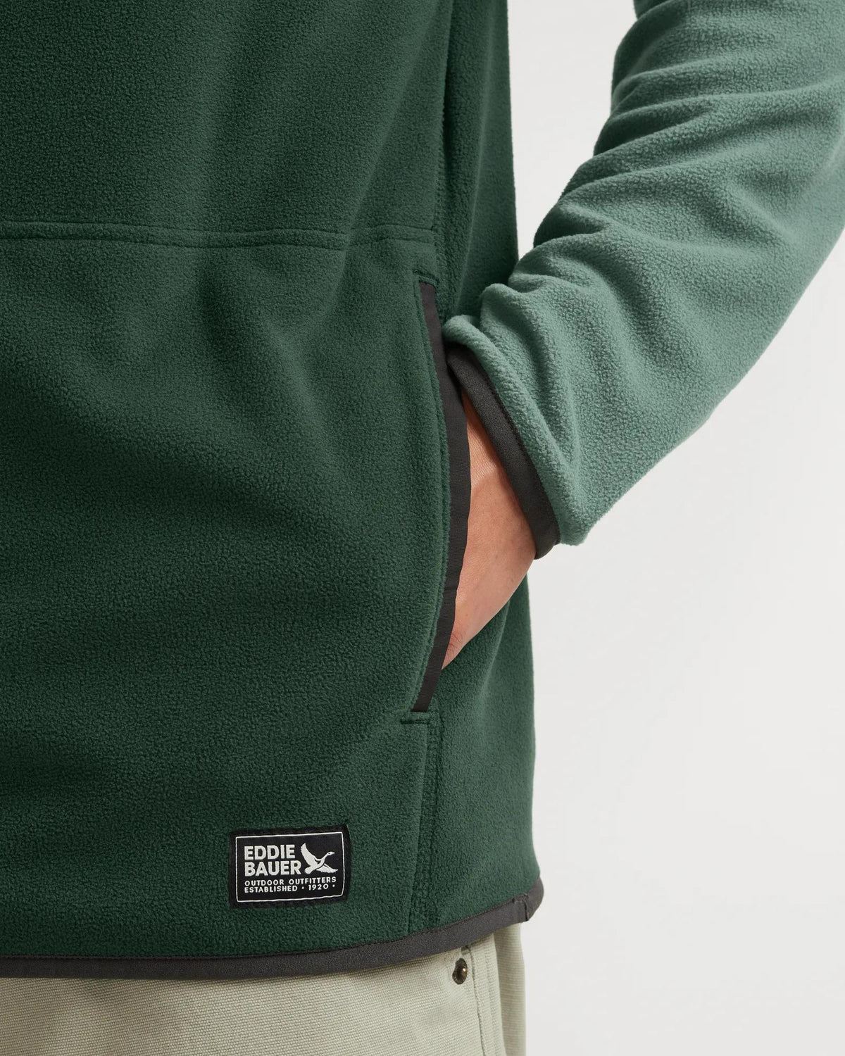 Men's Chutes Fleece Snap Mock Pullover-Juniper-Regular-6