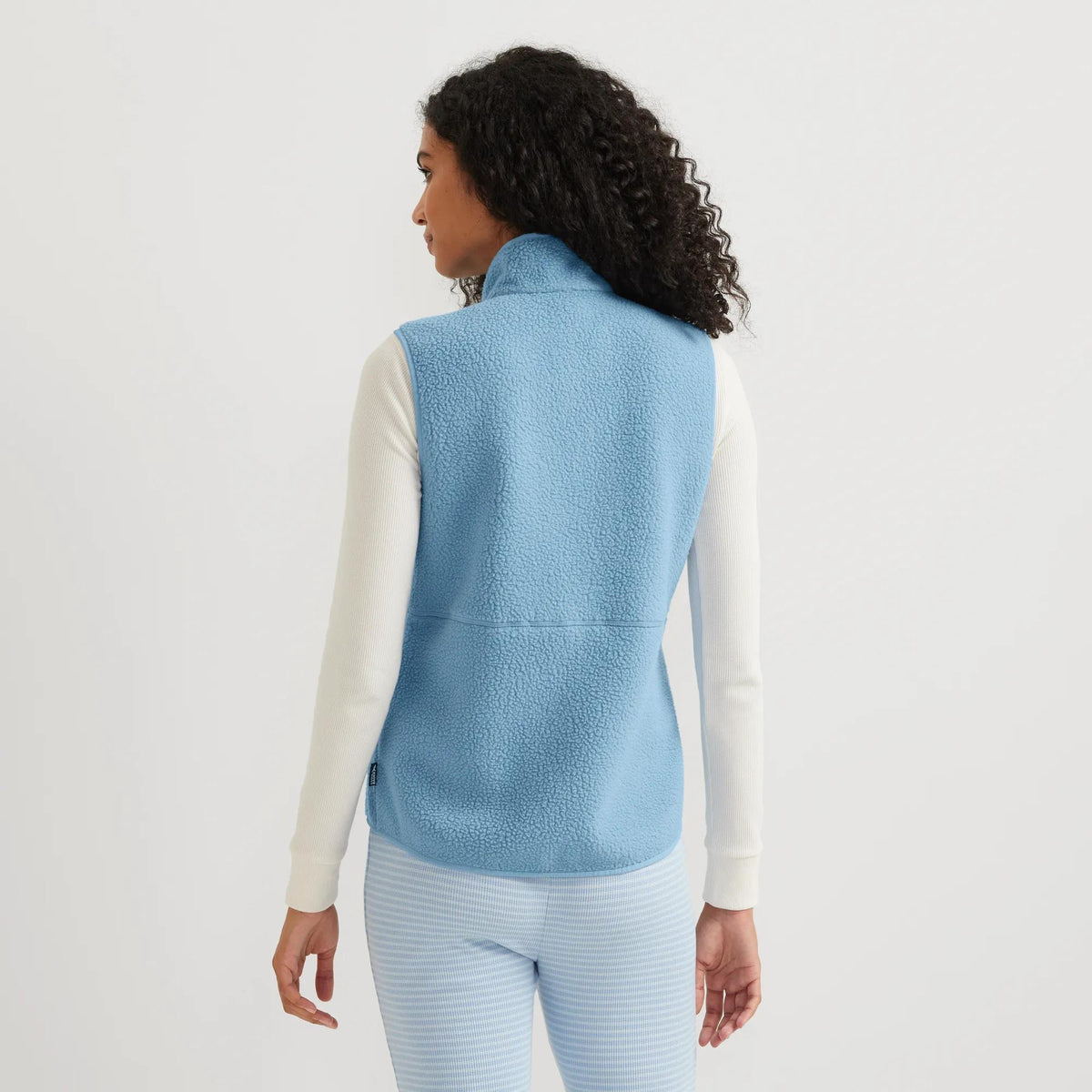 Women's Quest 300 Fleece Vest-Blue Fog-Regular-2