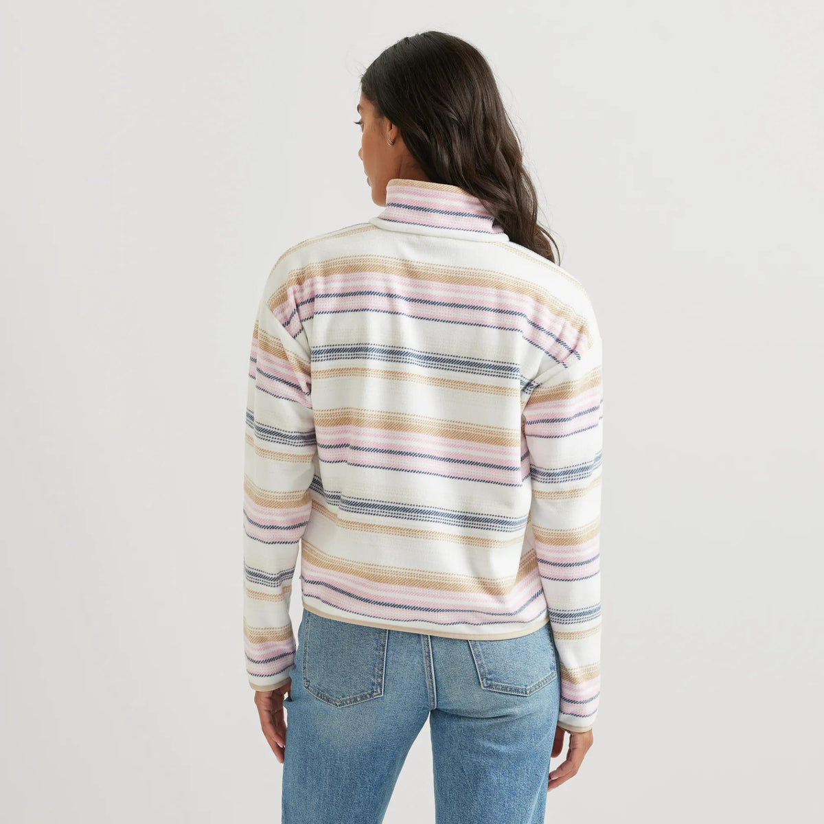 Women's Quest Fleece 2.0 Pullover - Print-Birch-Regular-4