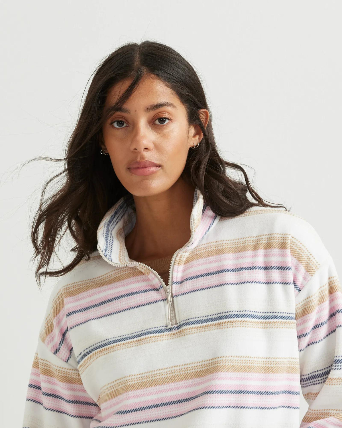 Women's Quest Fleece 2.0 Pullover - Print-Birch-Regular-8
