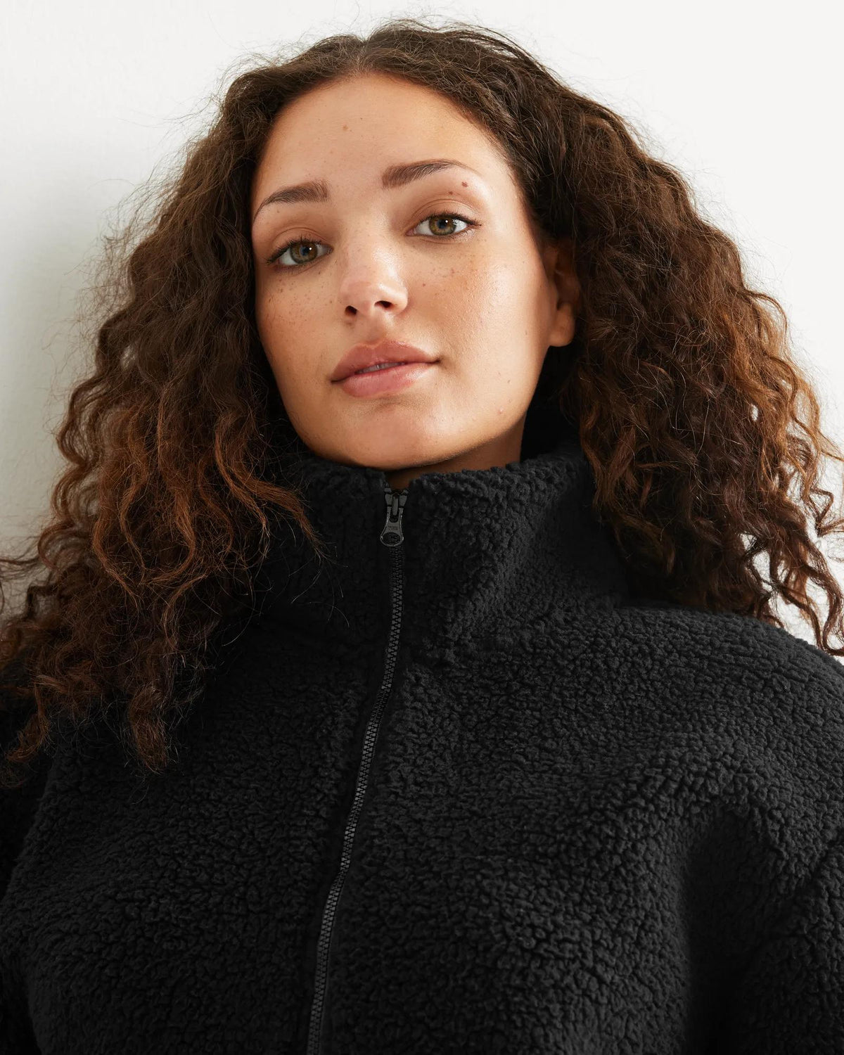 Women's Chill Out Fleece Full-Zip Jacket-Black-Regular-10