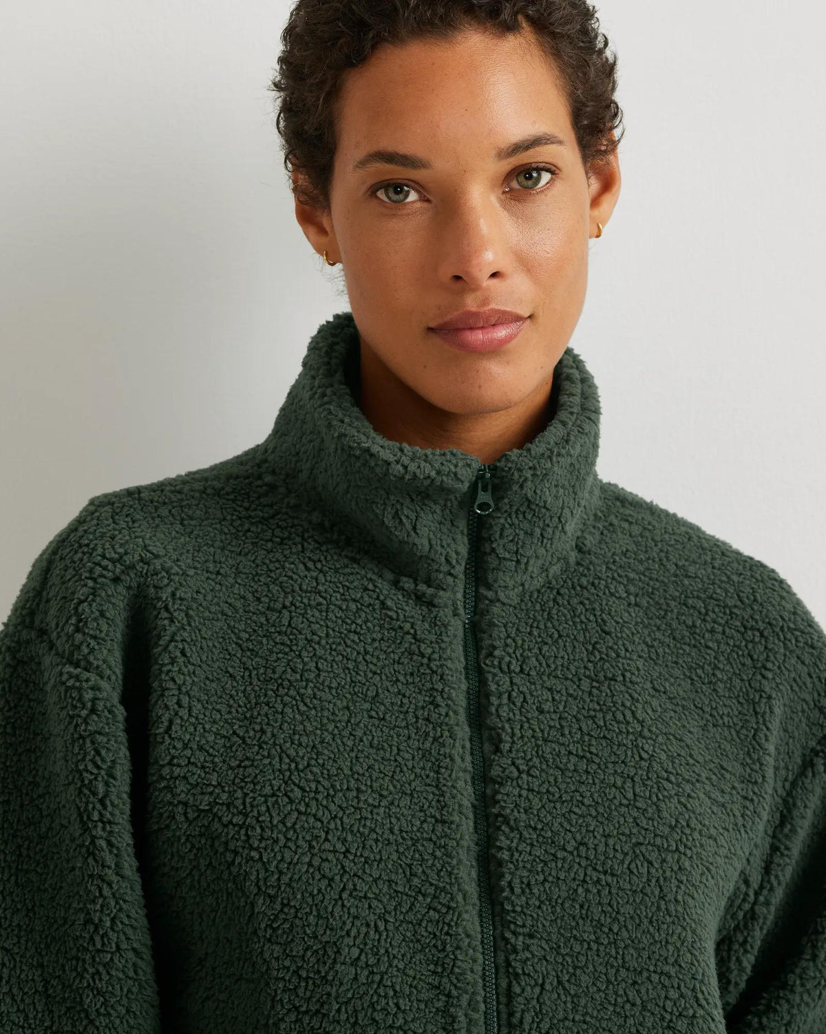 Women's Chill Out Fleece Full-Zip Jacket-Dk Hunter-Regular-9