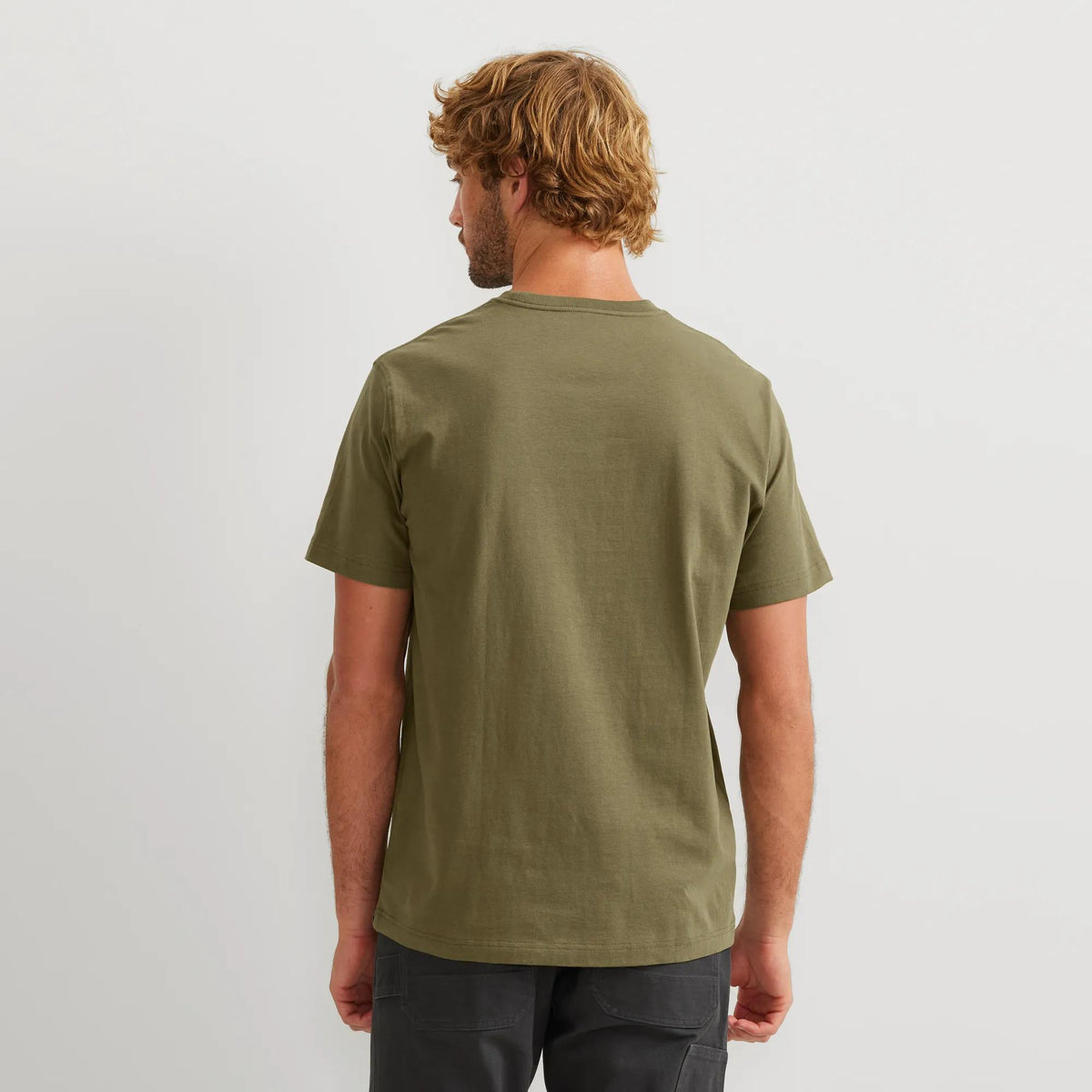 Men's Legend Wash 100% Cotton Short-Sleeve Classic T-Shirt-Alder-Regular-25