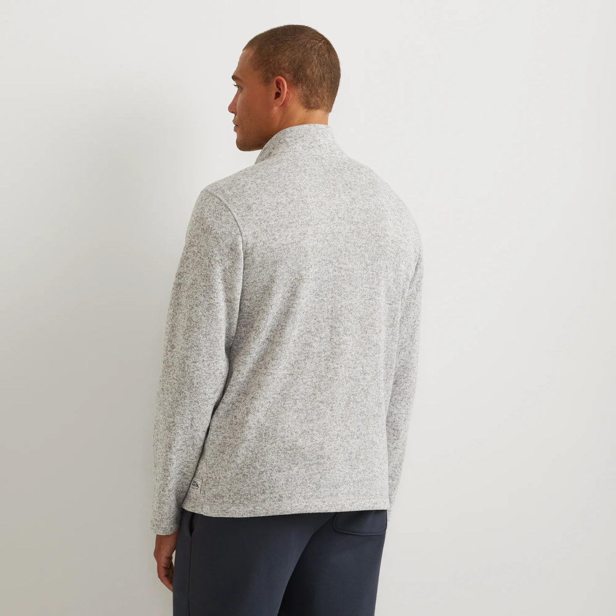 Men's Radiator Fleece 1/4-Zip Pullover-Lt Gray-Regular-10