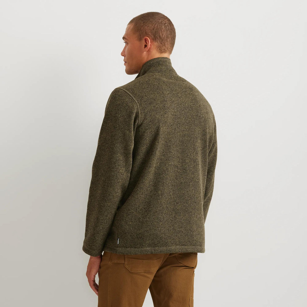 Men's Radiator Fleece 1/4-Zip Pullover-Dk Fatigue-Regular-9