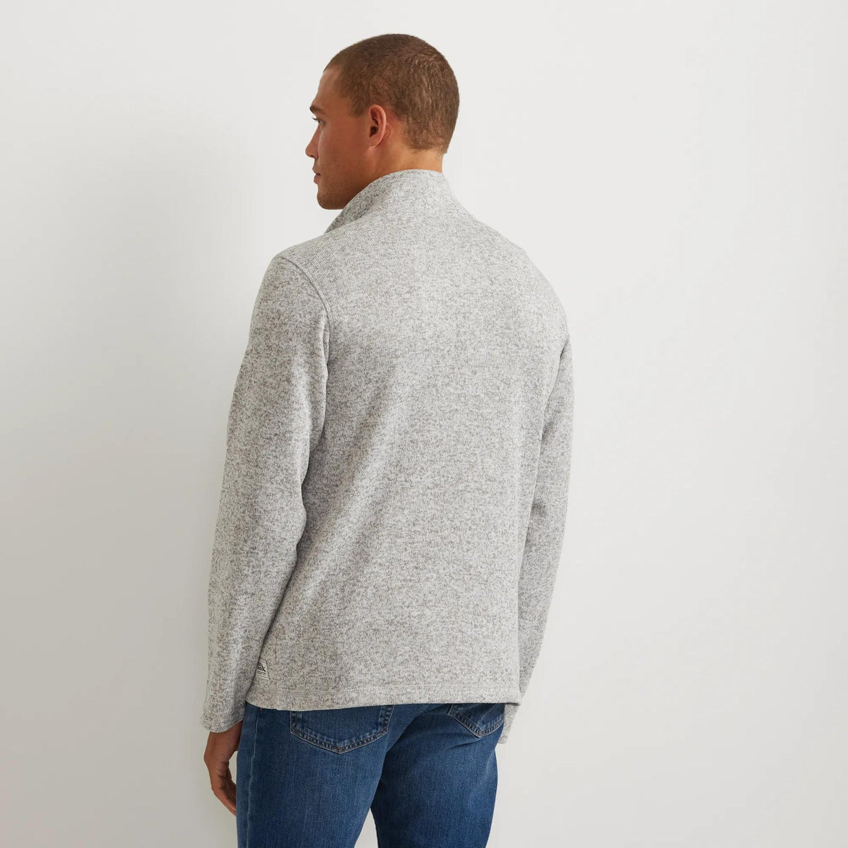 Men's Radiator Fleece 2.0 Snap Mock Pullover-Lt Gray-Regular-10