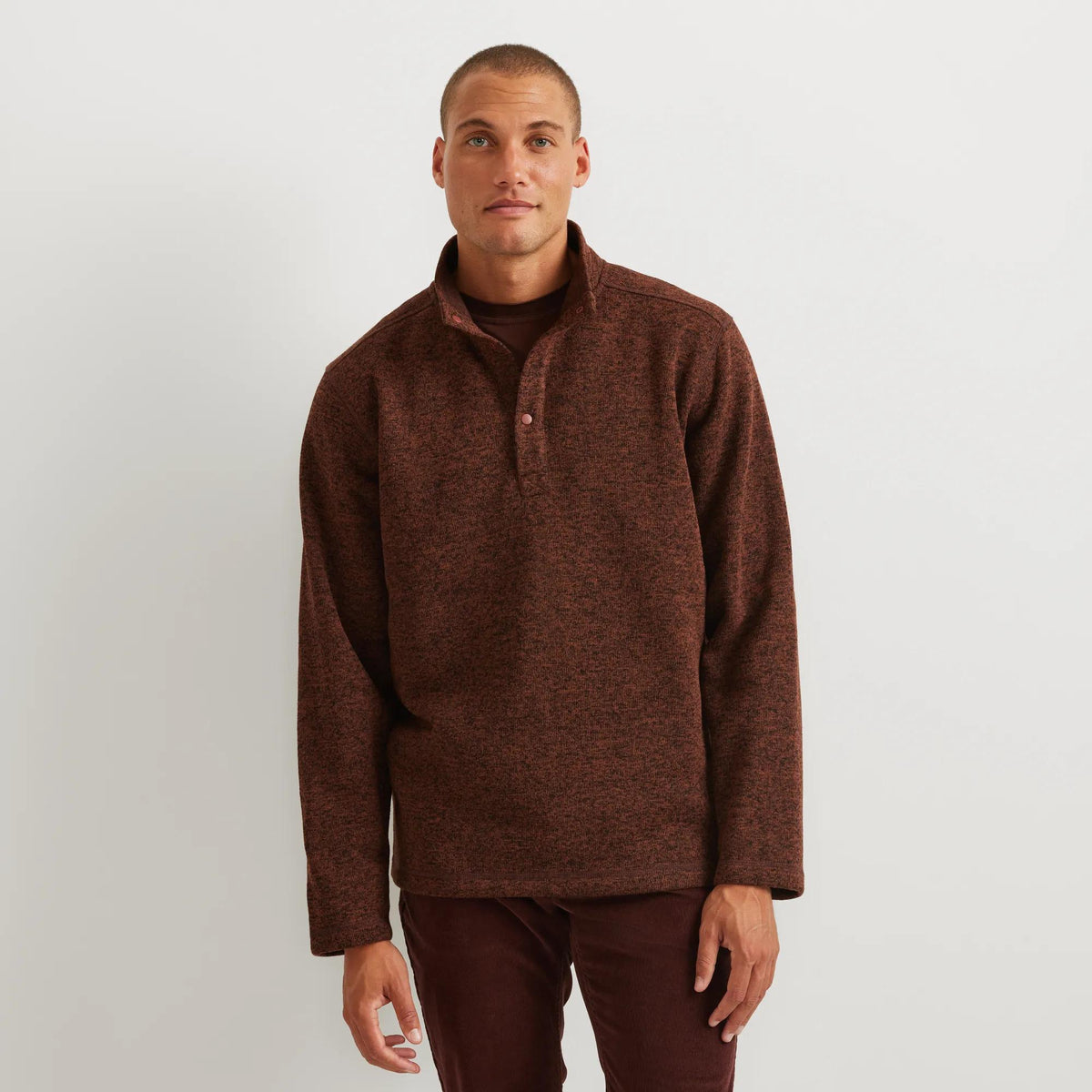 Men's Radiator Fleece 2.0 Snap Mock Pullover-Concord-Regular-2