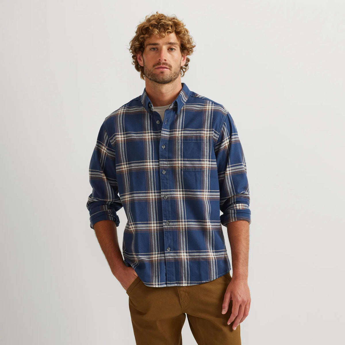 Men's Eddie's Favorite Classic Fit Flannel - Pattern-Brook-Regular-5