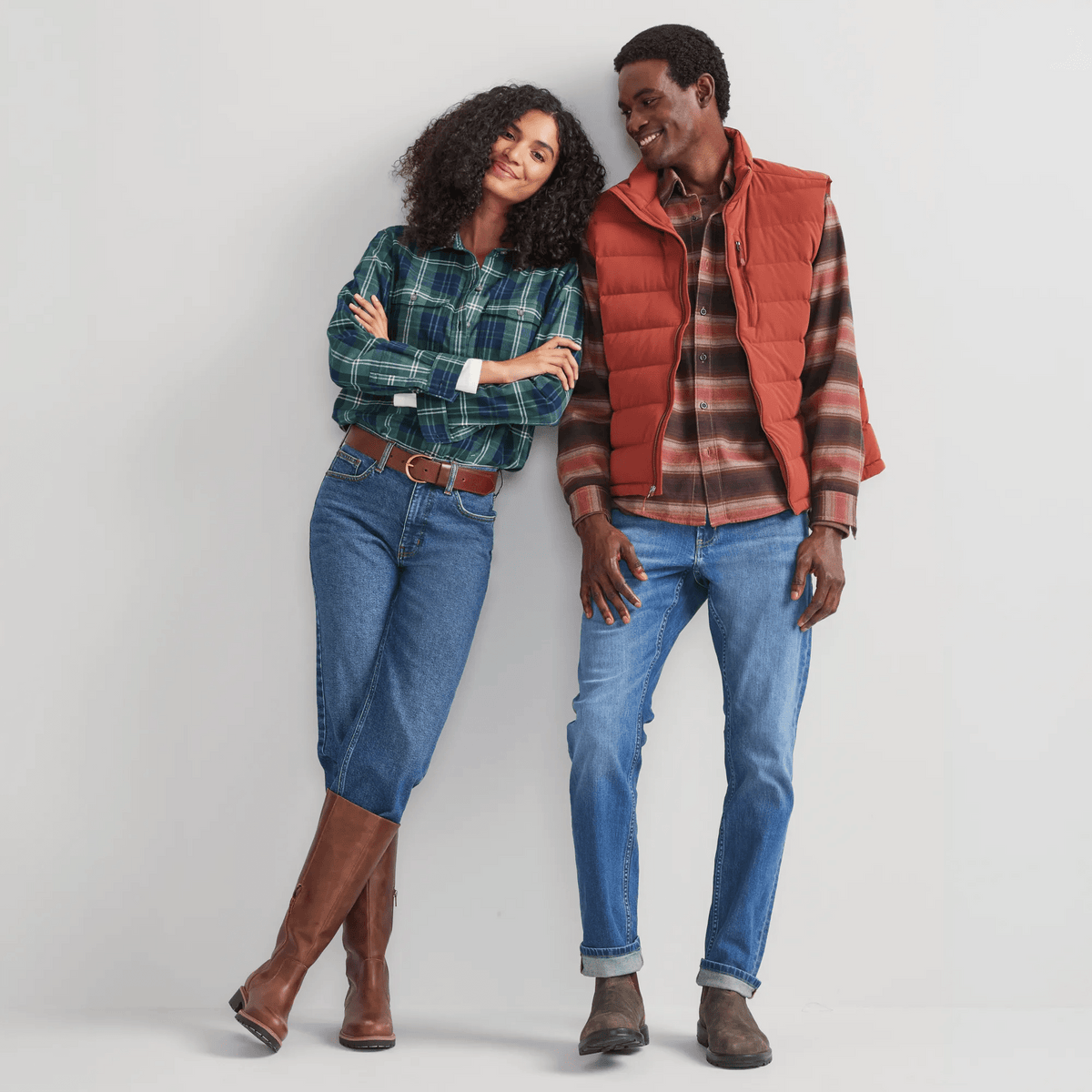 Men's Eddie's Favorite Classic Fit Flannel - Pattern-Clay-Regular-21