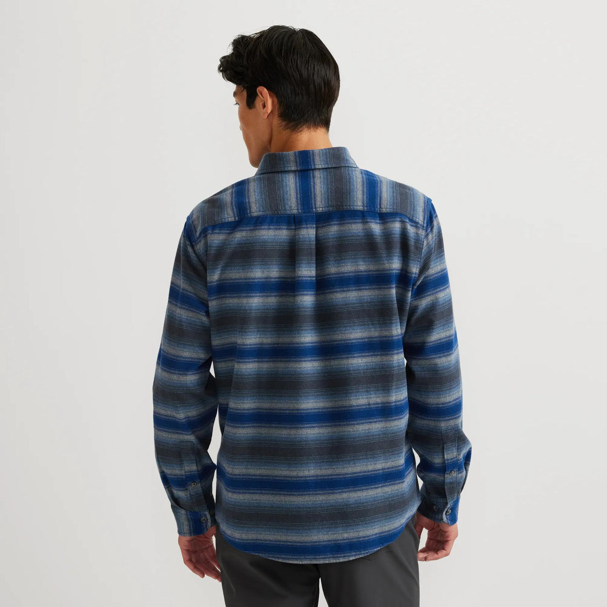 Men's Eddie's Favorite Classic Fit Flannel - Pattern-Dusty Blue-Regular-16