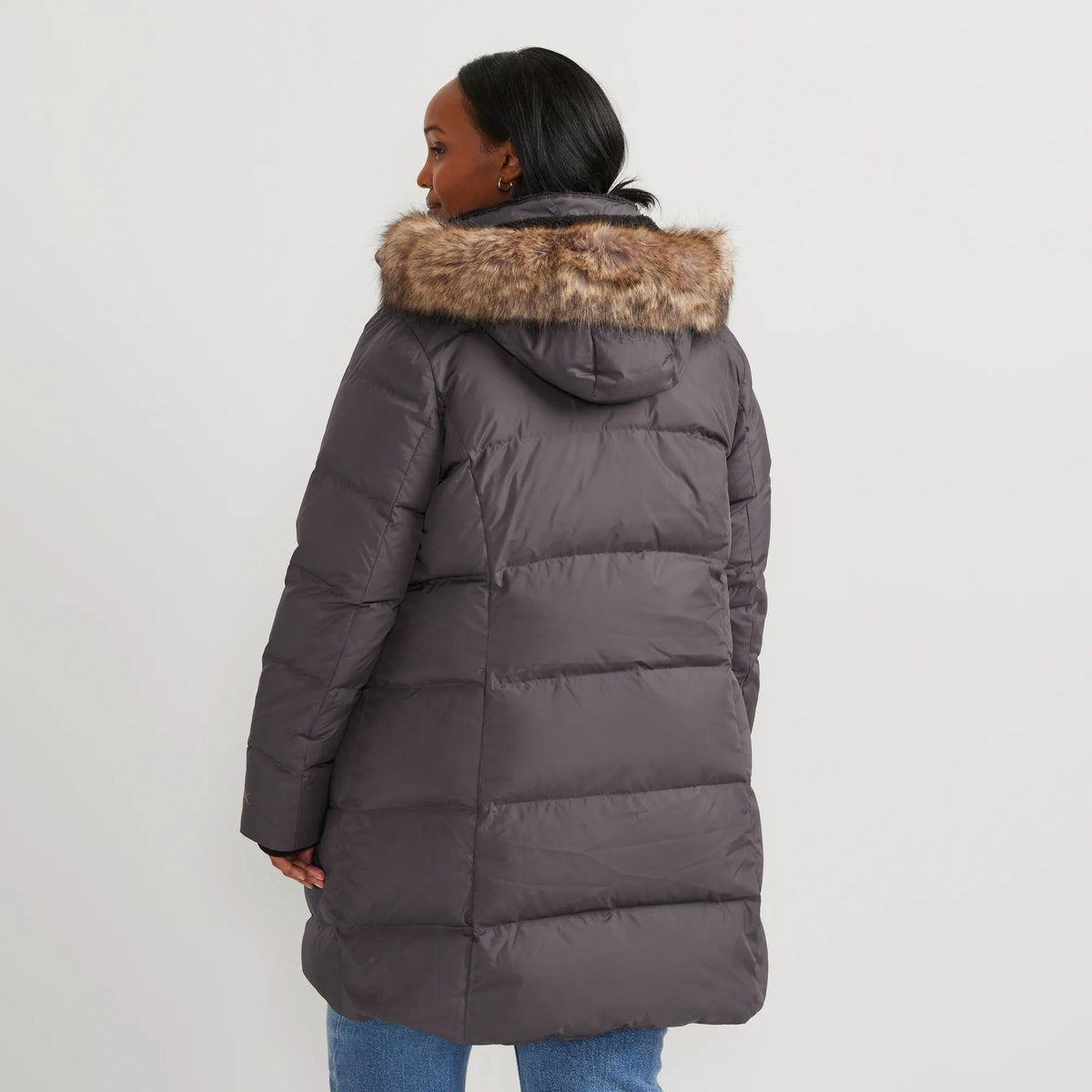 Women's Lodge Cascadian Down Hooded Parka-Aubergine-Plus-14